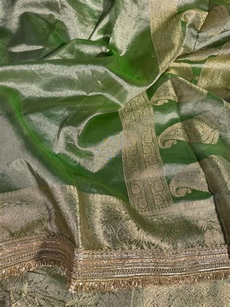 Tissue Silk Banarasi Sarees Online - The Usee Shop