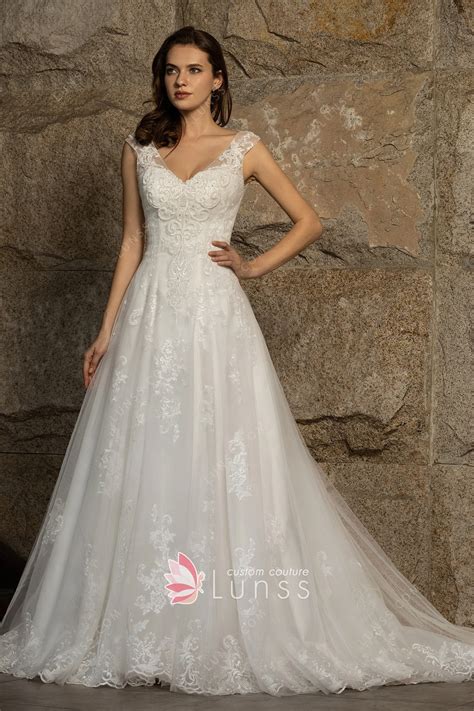 A line beaded wedding dresses 60 photos - Astyledwedding.com
