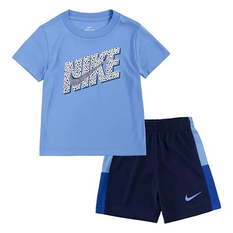 Toddler Boy Nike Dot Logo Graphic Tee & Shorts Set