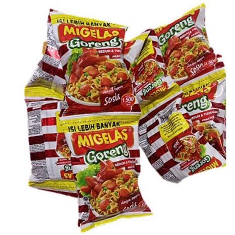 Jual MIGELAS ECER 28 GRAM RENCENG MI SEDUH GELAS MIE AYAM BAWANG BASO ...