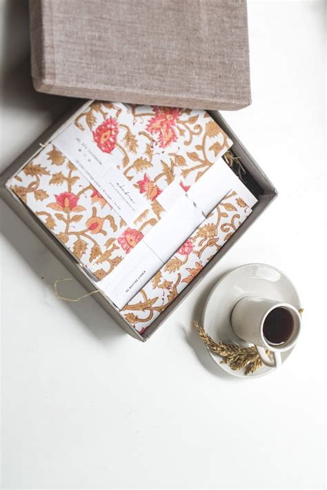 Personalized Stationery Loaded Gift Hamper by Ekatra - Pink Floral ...