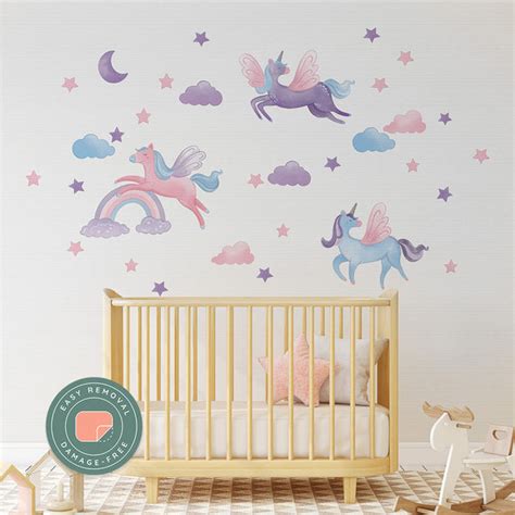 Nursery Wall Stickers Children's Room Decals Decorative Room Stickers ...