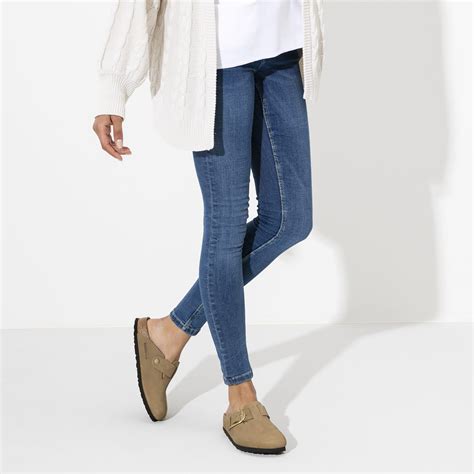 Buy Brown Boston Big Buckle Nubuck Leather Online in India - BIRKENSTOCK