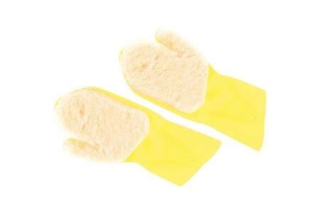 Brosse GENERIQUE Paire de gants avec éponge de lustrage en laine | Darty