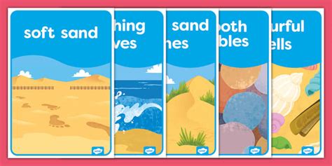 Originals First Words Posters: Seaside (teacher made)