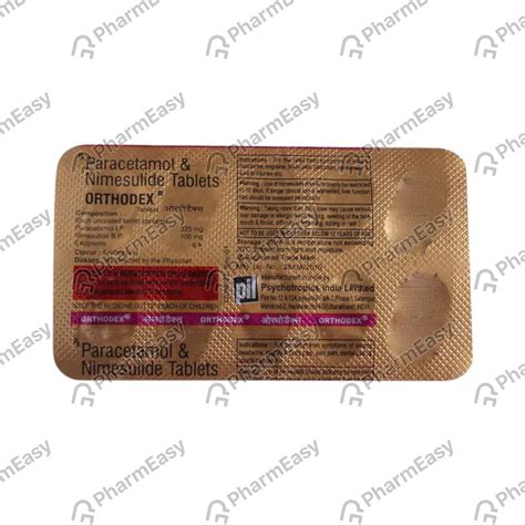 Orthodex Strip Of 10 Tablets: Uses, Side Effects, Price & Dosage ...