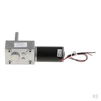 ARTISOUL® 2 Piece Reversible High Torque Turbo Worm Gearbox Geared ...
