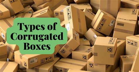 Types of Corrugated Boxes - Leader Box Corp.