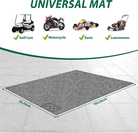 Golf Cart Garage Floor Mats for Club Car EZGO Yamaha - 10L0L