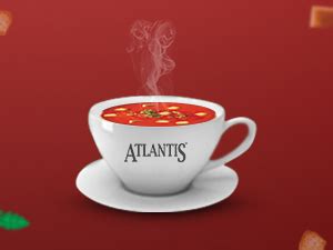 Atlantis Instacup Instant Tomato Soup with Croutons, 18 Sachets of 20g ...