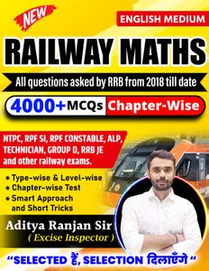 Aditya Ranjan Sir Railway Maths | English Medium | 4000+ Chapter-Wise ...