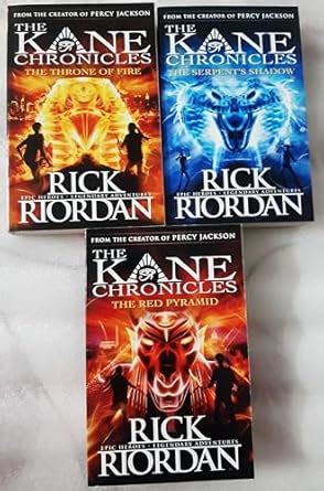 The Kane Chronicles Collection Rick Riordan 3 Books Set Red Pyramid ...