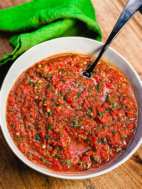 How To Make Red Chimichurri - Grillseeker