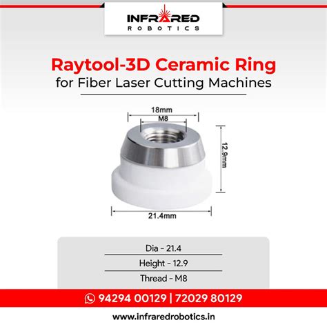Raytools 3D Ceramic Ring - Dai 21.4, M8 – Infrared Robotics