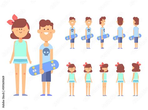 Cartoon Front Back Left 的图像结果