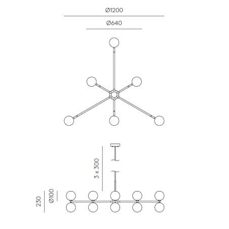 Hanging Lamp Dalt - Aromas del Campo - Wonderlamp.shop