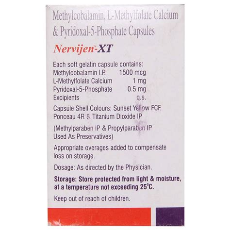 Nervijen XT Capsule | Uses, Side Effects, Price | Apollo Pharmacy