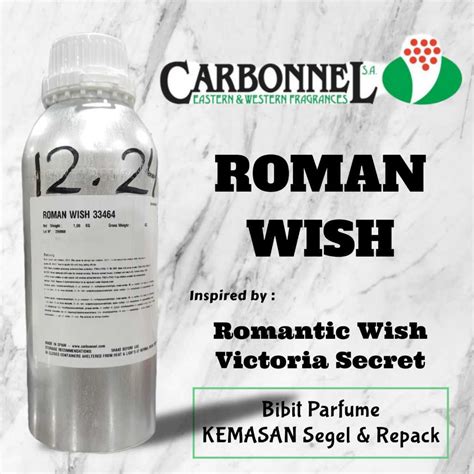 Jual Carbonel - ROMAN WISH | Bibit parfume murni pabrik kemasan Segel/Repack - Vs. Romantic Wish ...