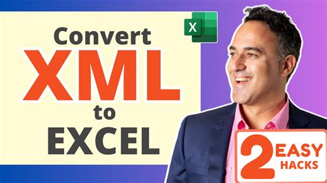 How to Convert XML File to Excel 的图像结果