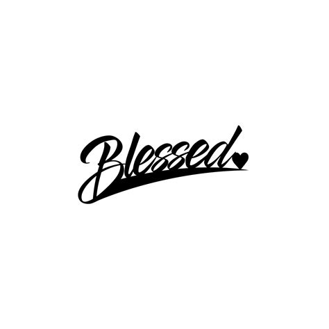 "Blessed" Black Engineered Wood Wall Art Cutout, Ready to Hang Home ...