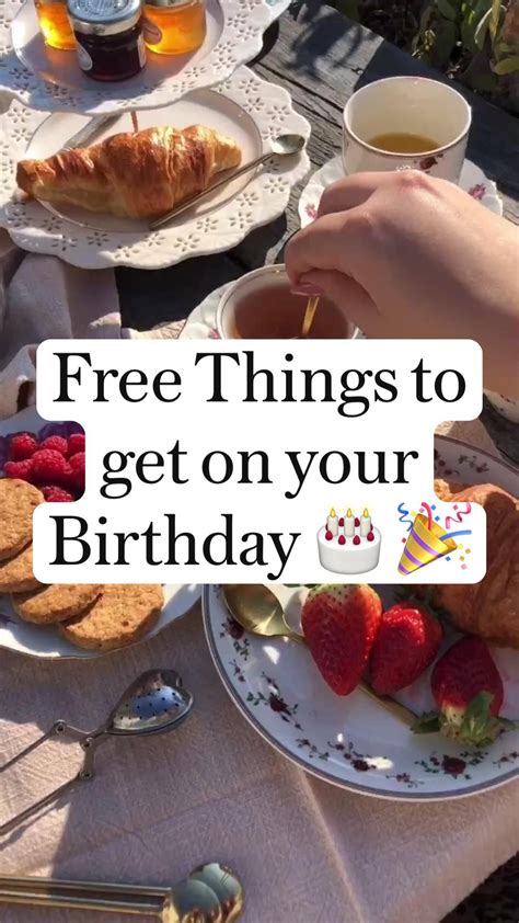 Birthday giveaways 49 best free birthday stuff – Artofit