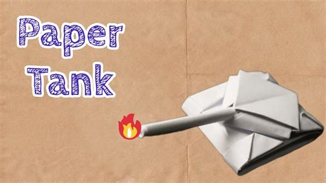 Image result for Easy Paper Tank Tutorial