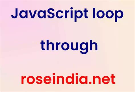 JavaScript Loop through Object 的图像结果