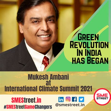 New Green Revolution has Begun in India: Mukesh D Ambani at ...