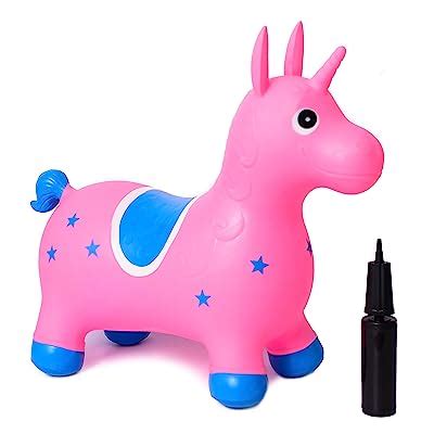 Buy Kiddie Play Horse Hopper Unicorn Inflatable Ride On Bouncy Animal ...