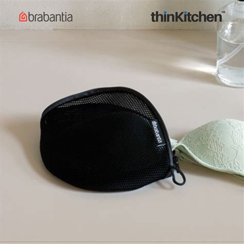 Buy Brabantia Mesh Zip Up Laundry Bra Wash Bag Black Online at thinKitchen
