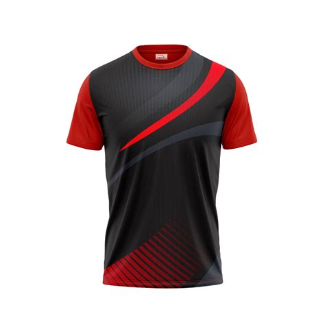 Round Neck Printed Jersey Red NP5000017 – Next Print