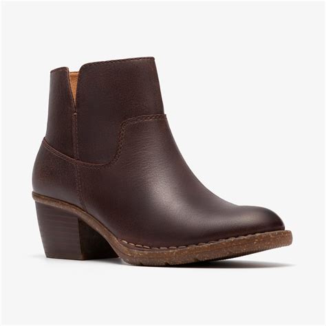 Womens Kastela Top Brown Leather Ankle Boots, Chelsea Boots Boots ...