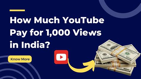How Much Does YouTube Pay for 1,000 Views in India? - how much does youtube pay for 1000 views