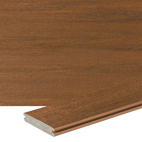 TimberTech Vintage 1-in x 6-in x 16-ft Cypress Grooved PVC Deck board ...