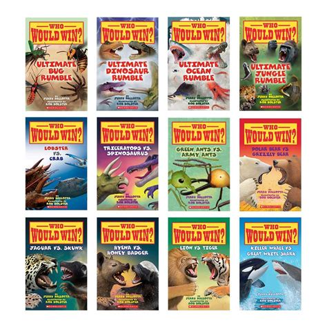 Who Would Win Books | Top Seller Pack | 12 Books | Bookmarks Included ...