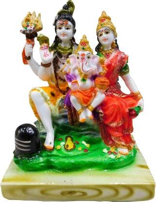 Om Shree Siddhi Vinayak Murti Bhandar Shiv Parivar Murti Marble Shiv ...