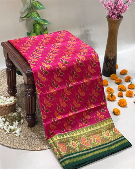 Single Ikat Patola Sarees – PATOLA By Prakash Bhai