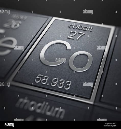 Cobalt Chemical Element Stock Photo - Alamy