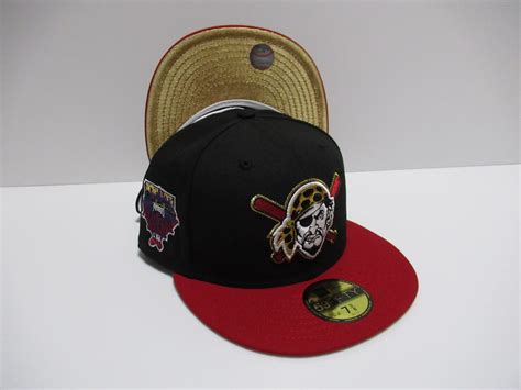 Exclusive NEW ERA 59fifty Pittsburgh Pirates ピッツバーグ・パイレーツ BLACK×Red ...