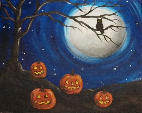Cute Easy Painting Ideas Halloween