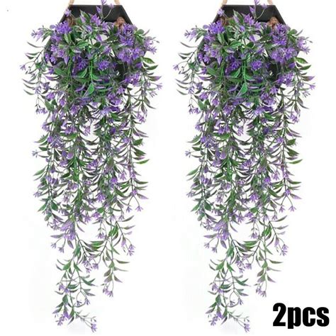 2pcs Artificial Ivy Flower Vine Garland Hanging | Ubuy India