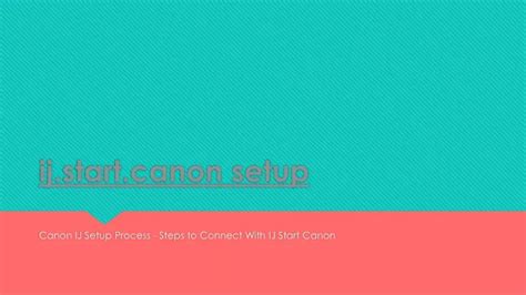 Image result for HTTP Ij Start Canon Set Up