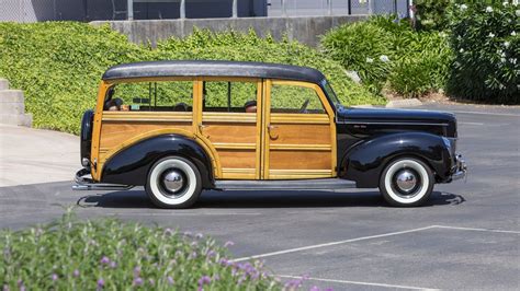 1940 Ford De Luxe “Woodie” Station Wagon | Monterey Jet Center 2025 | Broad Arrow Auctions ...