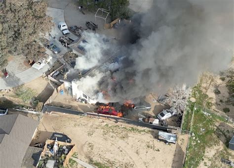 Woman Escapes Burning Apple Valley Home, Hospitalized for Smoke ...