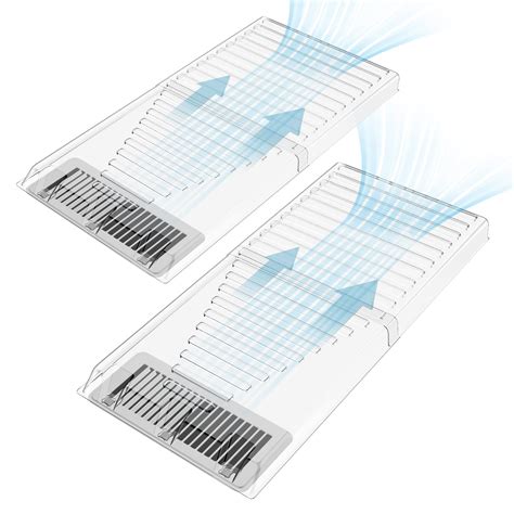 Air Vent Extender for Under Furniture, Floor Vent Deflector for Metal ...