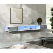 Buy 70 inch LED Floating TV Stand Shelf for TV's up to 75,Modern ...