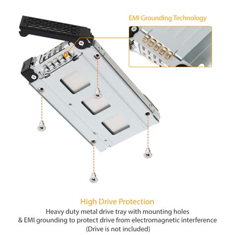 Buy ICY DOCK Rugged Full Metal 2.5” SAS/SATA HDD & SSD Mobile Rack for ...