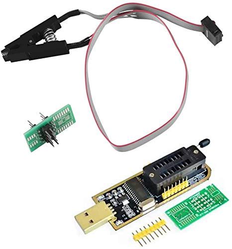 Xsentuals CH341A 24 25 Series EEPROM Flash BIOS USB Programmer + SOIC8 ...