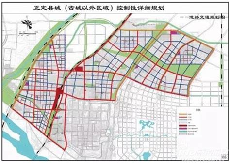 正定镇高清电子地图