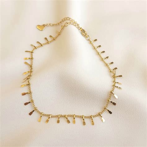 Celestial 18K Gold Plated Anklet – Craftybella